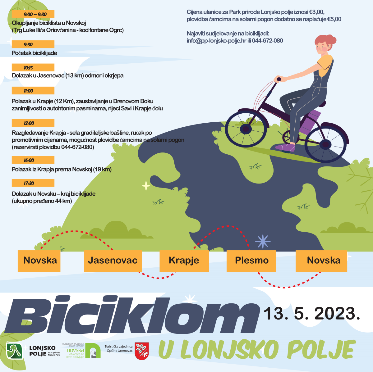 Biciklijada Lonjsko polje