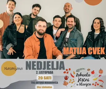 Matija Cvek na Zahvali jeseni 